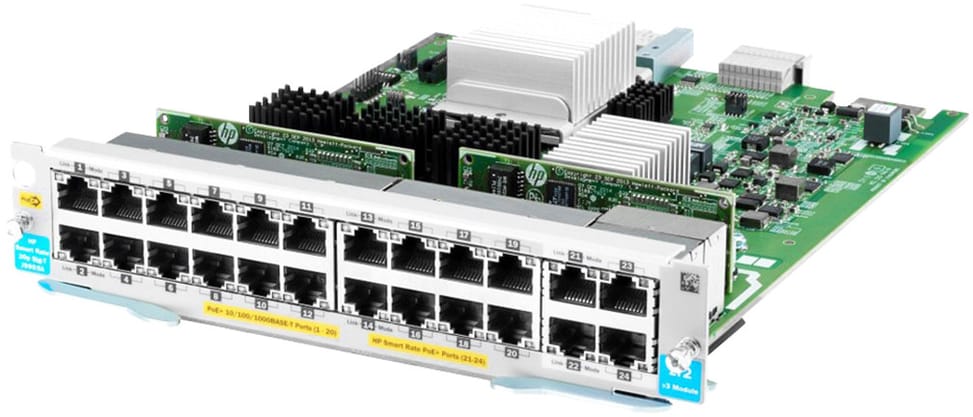 Module Aruba 20-ports PoE / 4-port SFP v3 zl2 (J9990A) — image 1