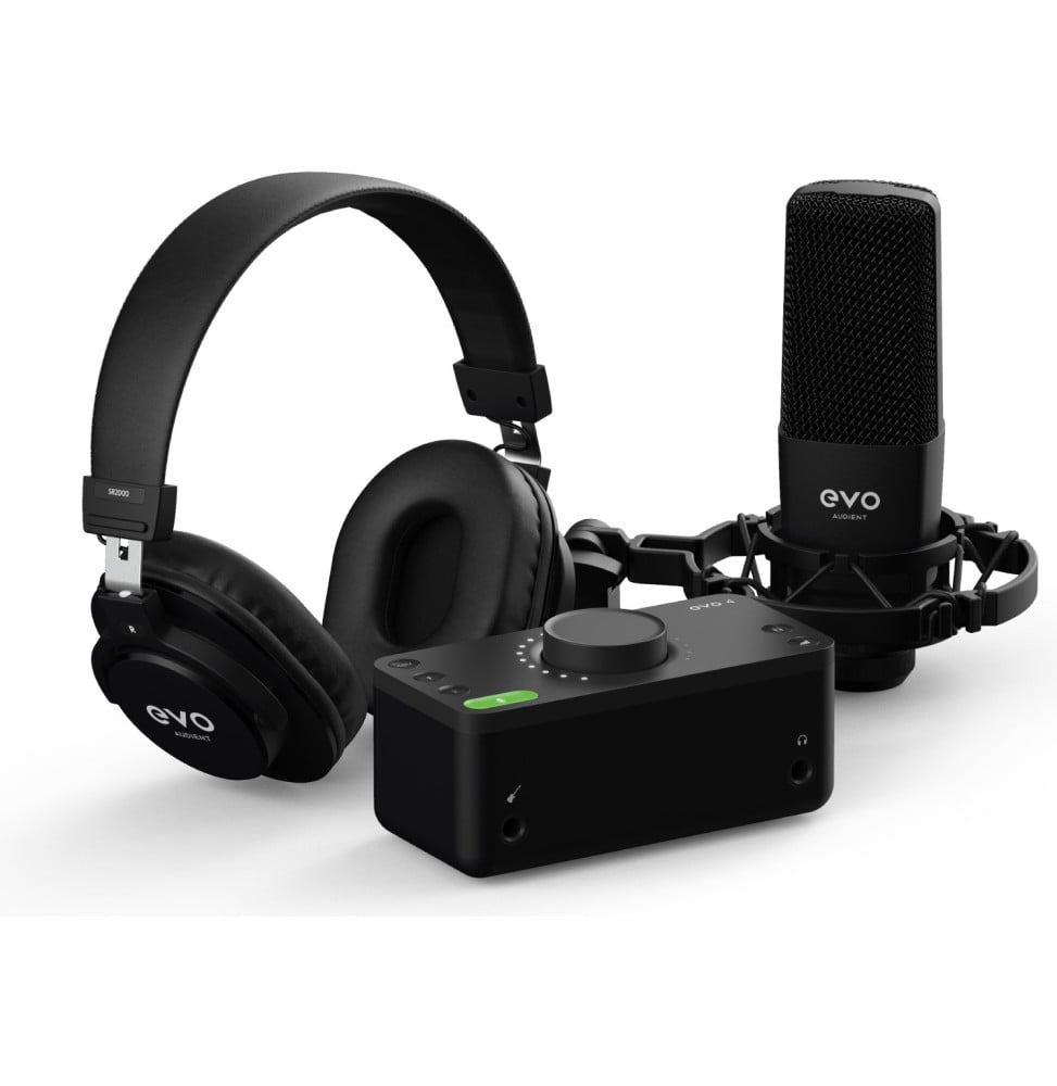 Audient EVO Start Recording Bundle — Pack home studio complet avec Smartgain