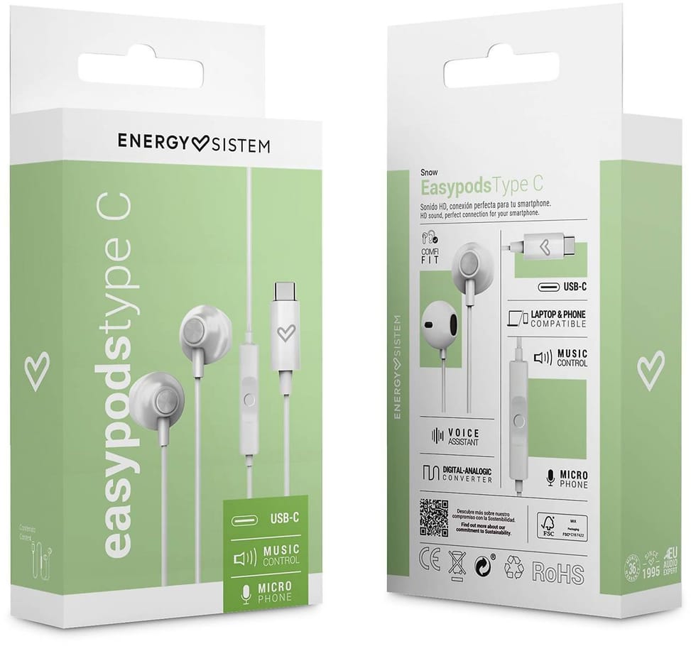 Écouteurs Energy Sistem EasyPods - Type C (8432426459278) — image 4