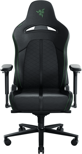 Razer Enki Gaming Chair Black (Green Logo) (8886419354109)