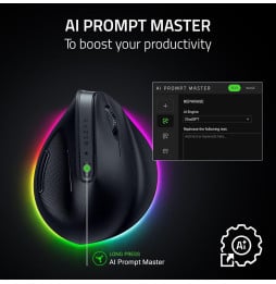 Souris sans fil Gaming Razer Pro Click V2 Vertical - Noir (RZ01-05250100-R3G1)