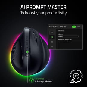 Souris sans fil Gaming Razer Pro Click V2 Vertical - Noir (RZ01-05250100-R3G1) — image 5