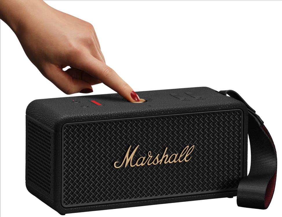 مكبر صوت محمول Marshall Middleton II - أسود ونحاسي (7340055404594) — صورة 2