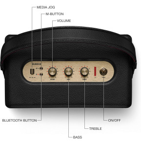 Enceinte portable Marshall Kilburn III - Noir et Brass (7340055404778)