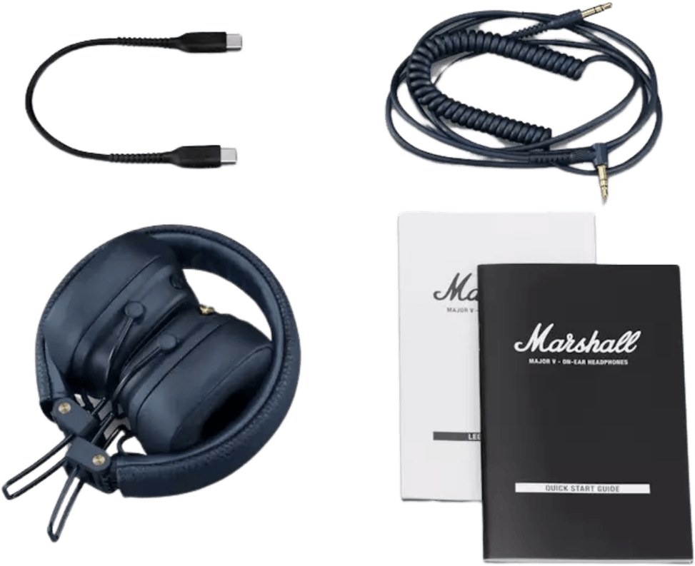 Casque Bluetooth Marshall Major V - Midnight Blue (7340055408479) — image 8