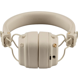 Casque Bluetooth Marshall Major V - Cream (7340055401111)