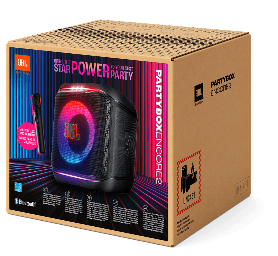 Enceinte Bluetooth portable JBL Partybox Encore 2 avec Microphone (1200130020223) — image 7