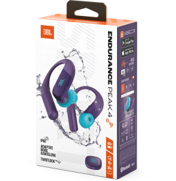 Écouteurs Bluetooth JBL Endurance Peak 4 Violet (1200130027635)
