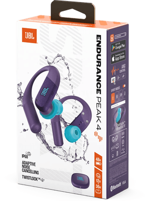 Écouteurs Bluetooth JBL Endurance Peak 4 Violet (1200130027635) — image 8