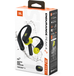 Écouteurs Bluetooth JBL Endurance Peak 4 Noir / Citron (1200130027604)