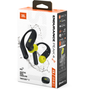 Écouteurs Bluetooth JBL Endurance Peak 4 Noir / Citron (1200130027604)