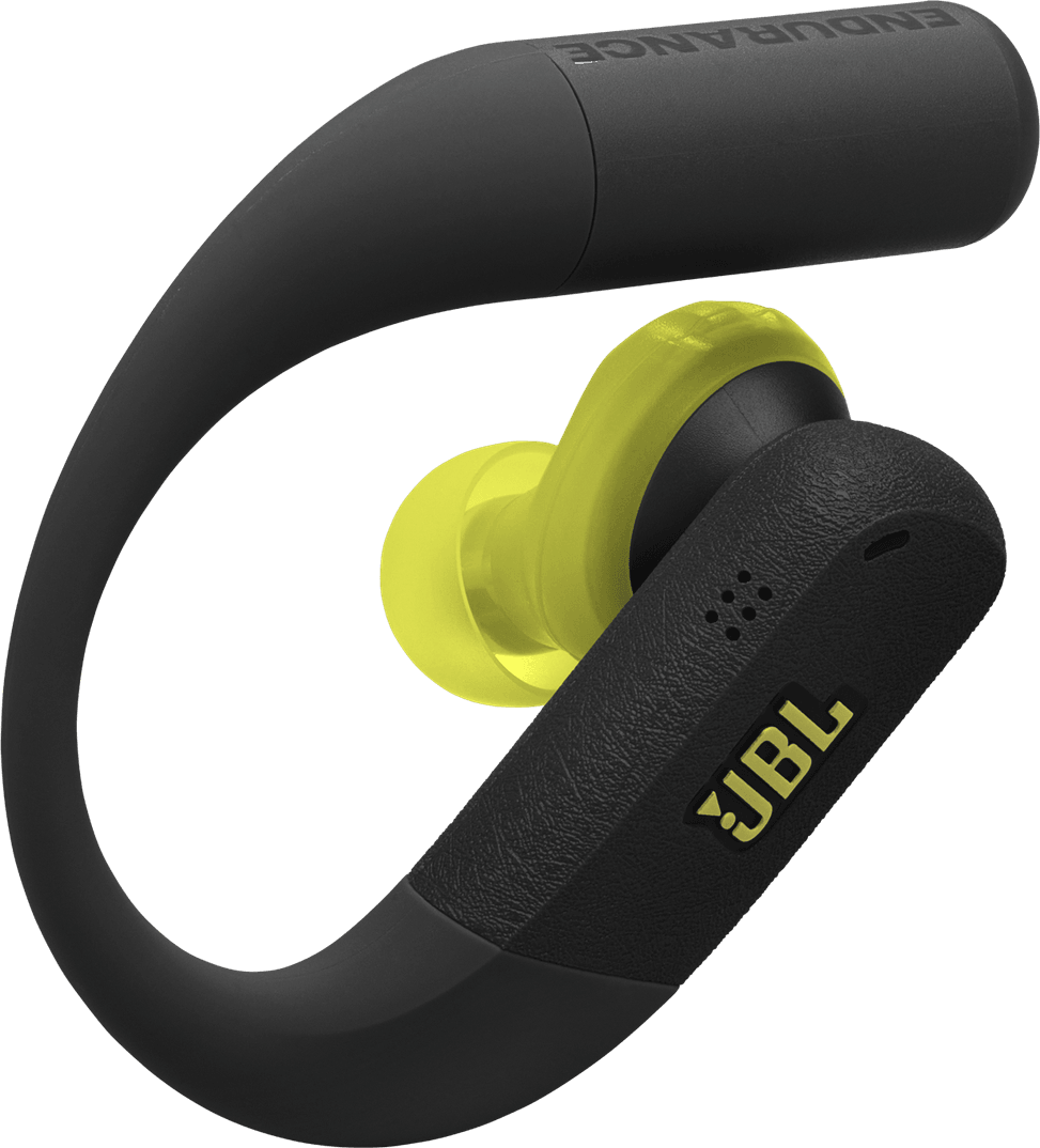 JBL Endurance Peak 4 Bluetooth Earbuds Black / Lemon (1200130027604) — image 6