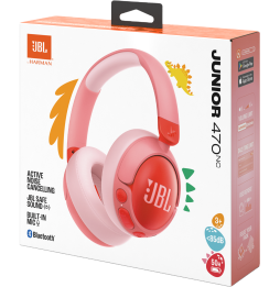 Casque Bluetooth JBL Junior 470 NC Rose (1200130016554)