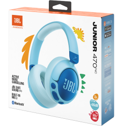 Casque Bluetooth JBL Junior 470 NC Bleu (1200130016547)