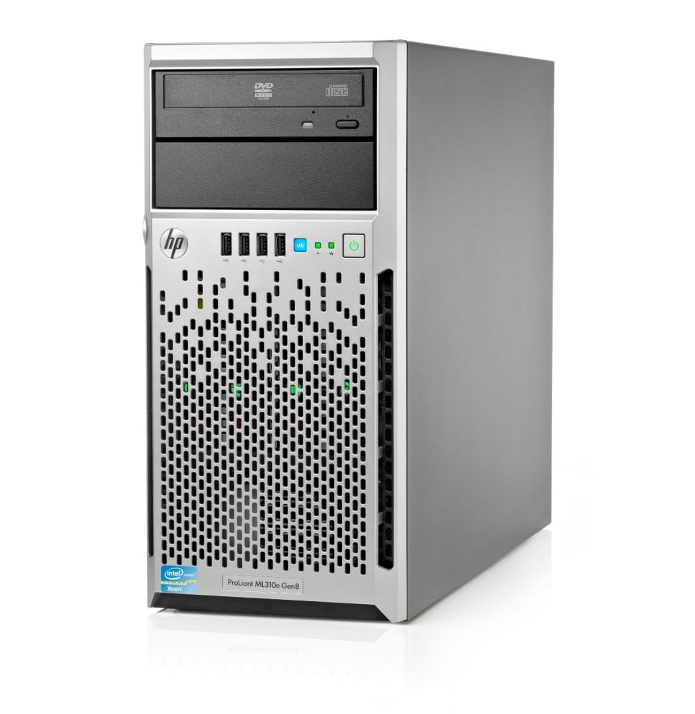 Serveur HP ProLiant ML310e Gen8 v2 E31220v3 4GBU 2TB 350W PS Server