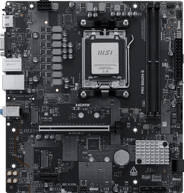 Carte Mère MSI PRO B840M-B (911-7E76-002) — image 3