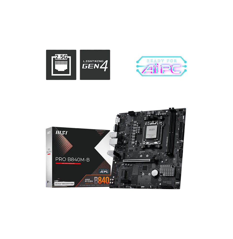 Carte Mère MSI PRO B840M-B (911-7E76-002)