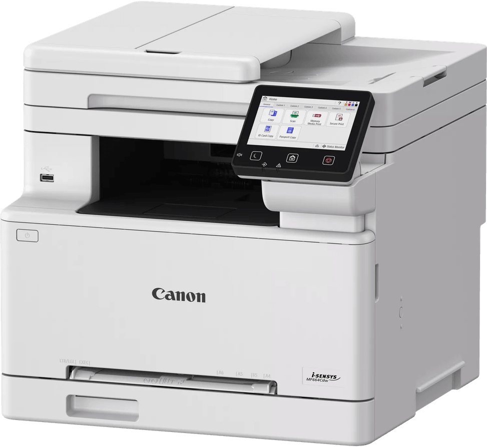 طابعة ليزر متعددة الوظائف بالألوان Canon i-SENSYS MF664CDW (6928C008AA) — صورة 2