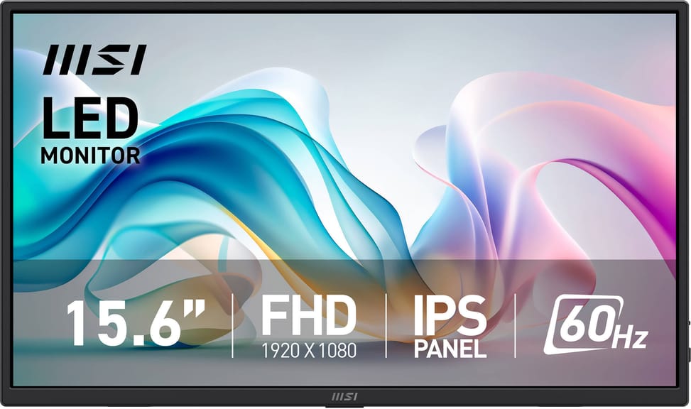 شاشة محمولة 16 بوصة Full HD MSI Pro MP165 E6 (4711377318631) — صورة 1