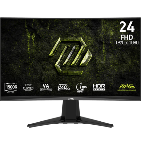 Écran incurvé Gaming 24" Full HD MSI MAG 245C...