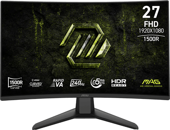 Écran incurvé Gaming 27" Full HD MSI MAG 274CF X24 (4711377343275)