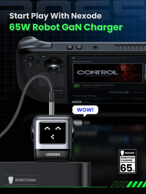 Chargeur rapid Ugreen Uno 3 ports 65W (25685B) — image 8
