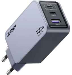 Chargeur rapid Ugreen Nexode Pro 100W GaN Charger 3-Port Avec cable 1.5M (25874)