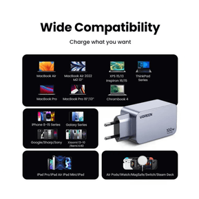 Chargeur rapid Ugreen Nexode Pro 100W GaN Charger 3-Port Avec cable 1.5M (25874) — image 6
