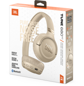 Casque Bluetooth JBL Tune 680 Beige - Réduction de Bruit (1200130030475)