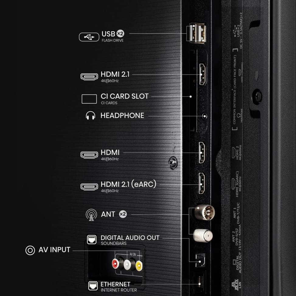Téléviseur Hisense 43" Smart UHD 4K A6Q + Récepteur TNT Intégré (HIS43A6Q) — image 5