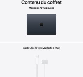 حاسوب محمول Apple MacBook Air 13 بوصة M5 16 GB 512 GB منتصف الليل (MDHE4FN/A) — صورة 4