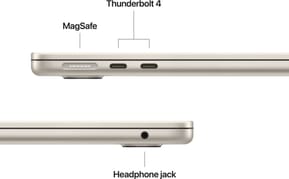 Apple MacBook Air 13 pouces M5 16 Go 512 Go Lumière Stellaire (MDHA4FN/A) — image 3