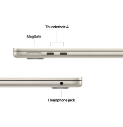 Apple MacBook Air 13 pouces M5 24 Go 1 To Lumière Stellaire (MDHD4FN/A)