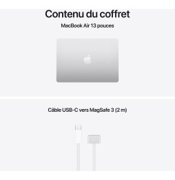 Apple MacBook Air 13 pouces M5 16 Go 1 To Argent (MDH84FN/A)
