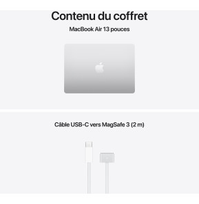 Apple MacBook Air 13 pouces M5 16 Go 1 To Argent (MDH84FN/A)