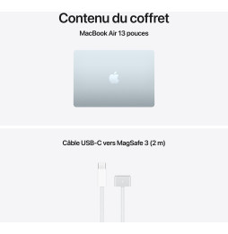 Apple MacBook Air 13 pouces M5 16 Go 1 To Bleu Ciel (MDHJ4FN/A)