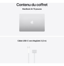 Apple MacBook Air 15 pouces M5 16 Go 512 Go Argent (MDV94FN/A)