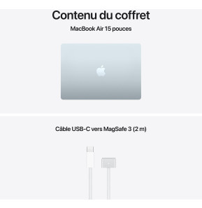 Apple MacBook Air 15 pouces M5 16 Go 1 To Bleu Ciel (MDVT4FN/A)
