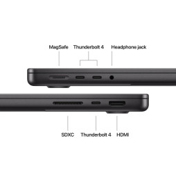 Apple MacBook Pro 14 pouces M5 24 Go 1 To Noir Sidéral (MDE34FN/A)