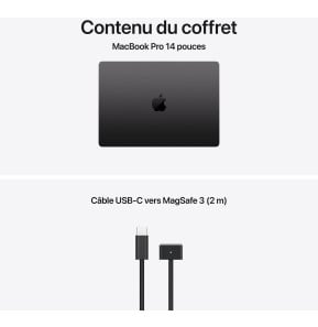 Apple MacBook Pro 14 pouces M5 24 Go 1 To Noir Sidéral (MDE34FN/A)