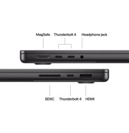 Apple MacBook Pro 16 pouces M5 Pro 48 Go 1 To Noir Sidéral (MGEC4FN/A)