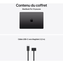 Apple MacBook Pro 16 pouces M5 Pro 48 Go 1 To Noir Sidéral (MGEC4FN/A)