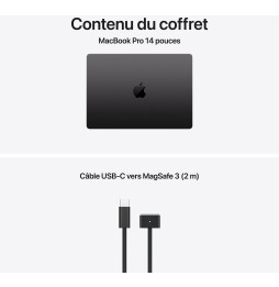 Apple MacBook Pro 14 pouces M5 16 Go 1 To Noir Sidéral (MDE14FN/A)