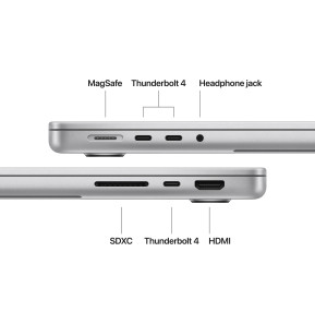 Apple MacBook Pro 16 pouces M5 Max 48 Go 2 To Argent (MGE94FN/A)