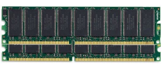 Mémoire RAM Kingston 4 Go (kit 2x 2 Go) DDR2-SDRAM PC3200 ECC Registered