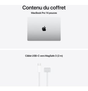 Apple MacBook Pro 14 pouces M5 Pro 24 Go 2 To Argent (MGDP4FN/A)