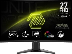 Écran incurvé Gaming 27" Full HD MSI MAG 27C6X (9S6-3CE01M-039)