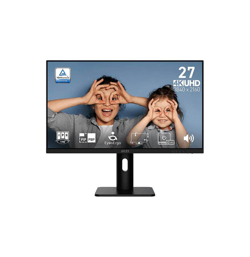 Écran 27" 4K UHD MSI Pro MP273UP E6 (9S6-3PB49H-296)
