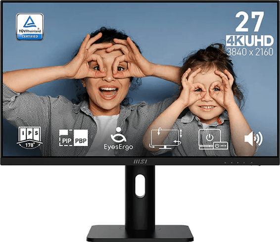 Écran 27" 4K UHD MSI Pro MP273UP E6 (9S6-3PB49H-296)