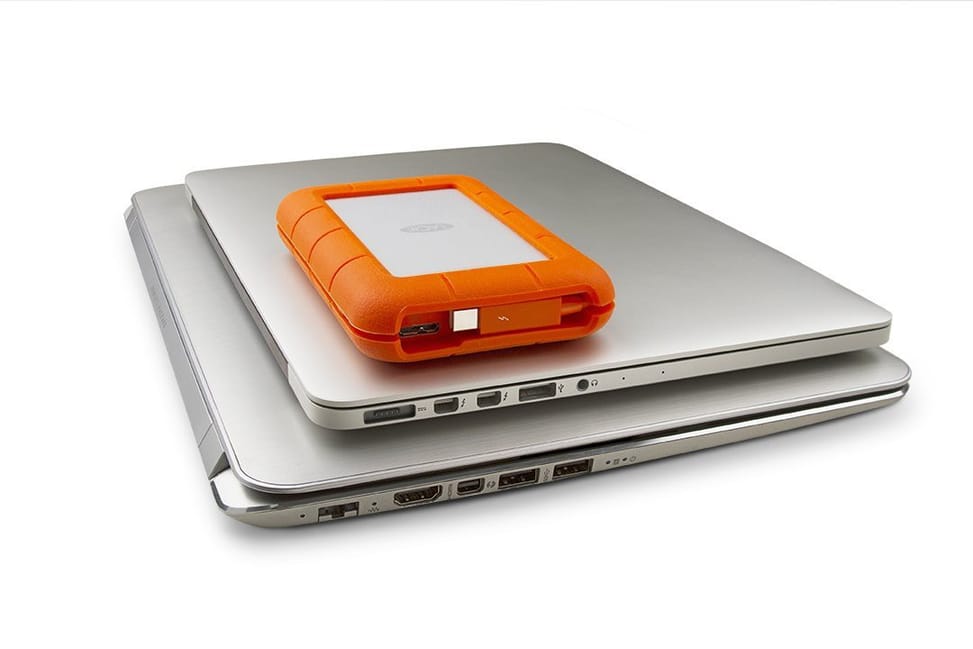Disque dur externe Anti-choc LaCie Rugged Thunderbolt USB 3.0 avec câbles (Mac et PC)